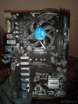Legendární mining deska ASRock H110 Pro BTC+