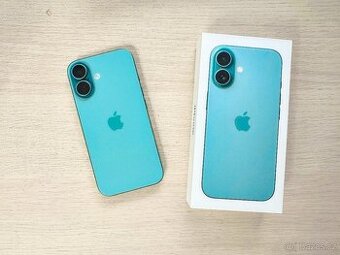 iPhone 16 | Zelený, 128GB, 100% kondice, Záruka