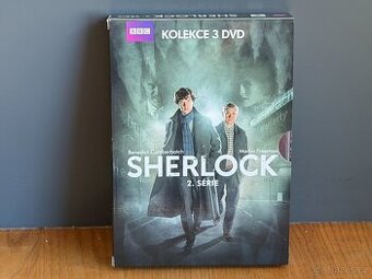 DVD Sherlock 2. série, 3 DVD, dabing+titulky, 100% stav