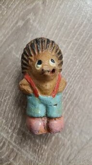 Retro kouřící ježek, figurky, sbírka