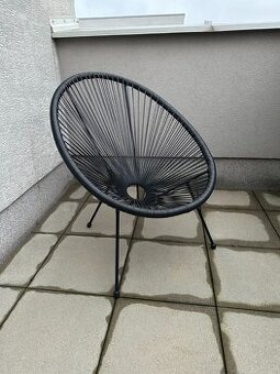 Zahradní křeslo UBBERUP černá