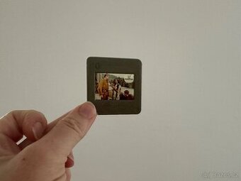 Diapozitivy vinettou retro