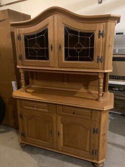 Příborník z masívu Rustikál Závěsné zrcadlo