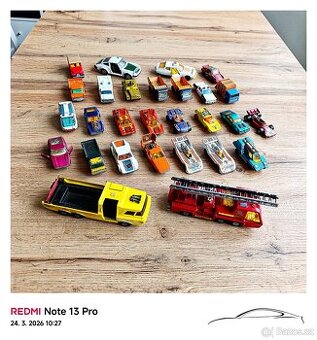 Prodám 28 angličáků / autíček Matchbox England jako celek