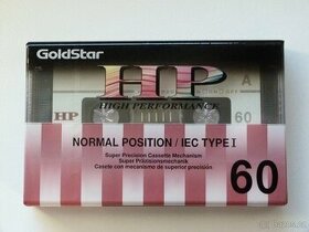 audio kazeta GoldStar HP 60 - 1