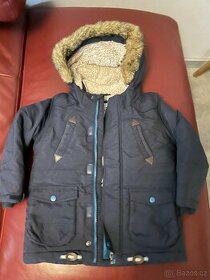 Dětská zimní bunda parka M&S vel. 116 - 1