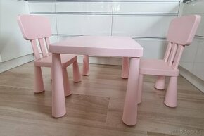 Detsky stolek s zidlickami, IKEA - 1