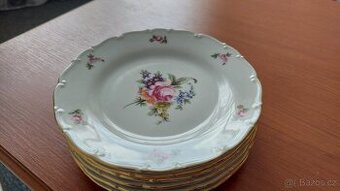 porcelánové dezertní talíře Stará Role