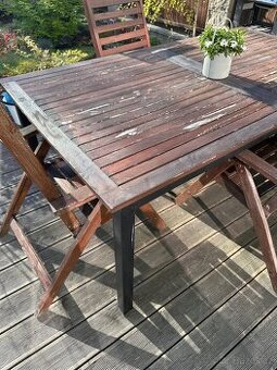 Zahradni stul Ikea + 4 židle NÄMMARÖ