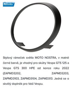 Vespa rámeček