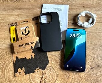 Apple iPhone 16 PRO 128 gb, silver, ZÁRUKA, 100% baterka