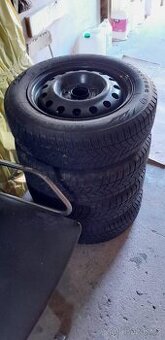 4x kola ET47 + 4x zimní pneu 185/65 R15 Firestone