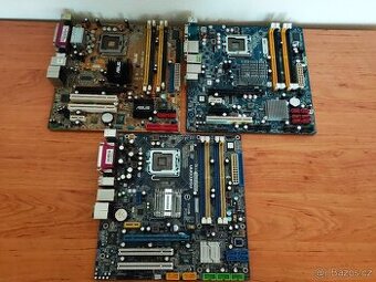 8x funkční základní desky AMD a Intel - cena za všechny - 1