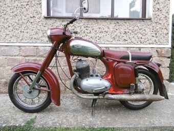 jawa 350 kývačka motocykl
