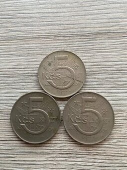 Mince 5 Kčs