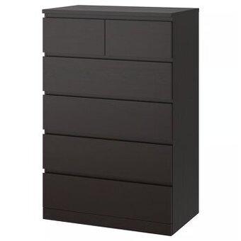 Komoda IKEA Malm 6 zásuvek