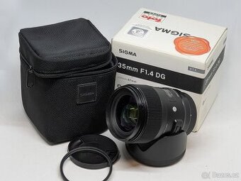 SIGMA 35/1,4 Art komplet balení, TOP stav - záruka