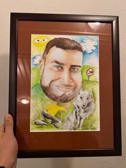 Obraz karikatura