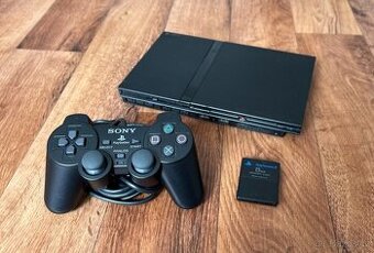 Sony Playstation 2 Slim (SCPH-75004) černá