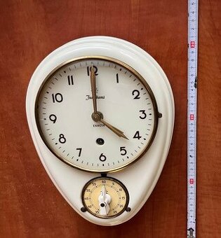 Junghans EXACTA (porcelánové kuchyňské hodiny)