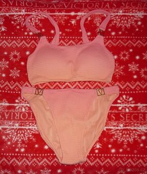 Lososové ombré dvojdílné plavky Victorias Secret