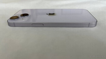 APPLE IPHONE 14 128 GB FIALOVÝ,12 MĚSÍCŮ ZÁRUKA,JAKO NOVÝ