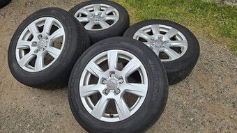 Prodám originální alu kola Audi 16" + pneu Hanko