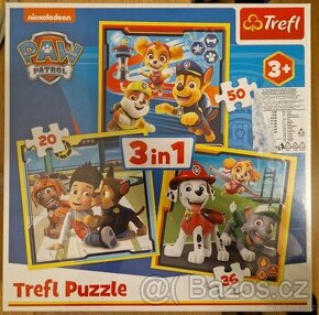 Puzzle Tlapková patrola (nové/nerozbalené)