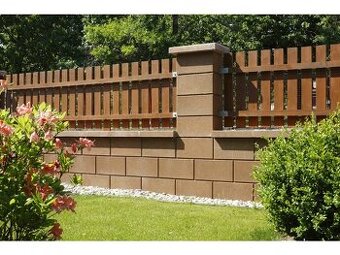 Plotové tvárnice Gardelot 40x20x20 karamel, písková