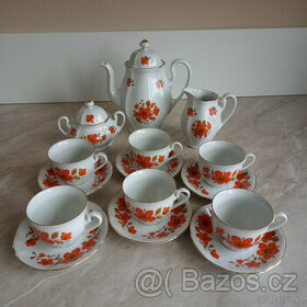 Porcelánová souprava na kávu nebo čaj