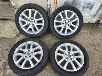 17"alu sada Spitzberg 5x112 origo Škoda Yeti Octavia Scout 