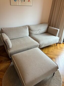 Sedačka / pohovka / gauč s podnožkou Catra home