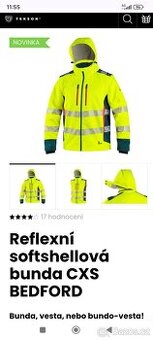 Pracovní reflexní zimní bunda