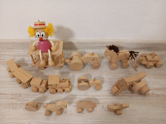 Dřevěné hračky - ruční výroba