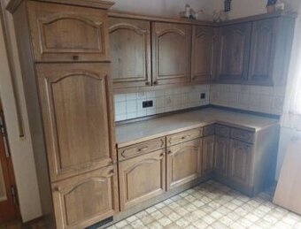 Selská dubová linka s jídelnou a spotřebiči,5906