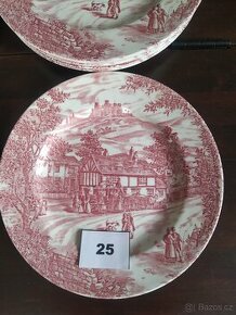 Anglický porcelán č.25 dezertní talíře