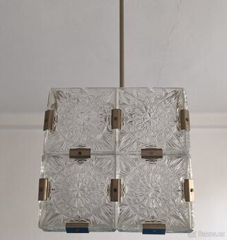 Designový lustr kostka Kamenický Šenov