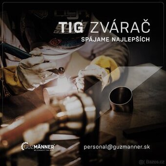 SVÁŘEČ TIG | NĚMECKO - AUGSBURG, GUZMÄNNER s.r.o.