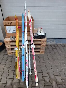 Běžky + dětské nástavce na bruslení