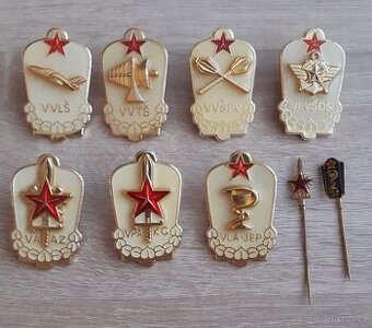 ODZNAKY PRO STUDENTY - POSLUCHAČE  VOJENSKÝCH VYSOKÝCH ŠKOL