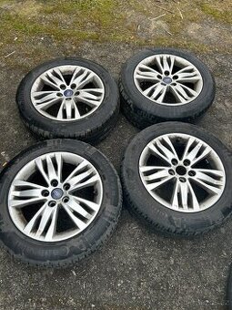 Alu kola Ford R16 5x108 + letní pneu 205/55/16