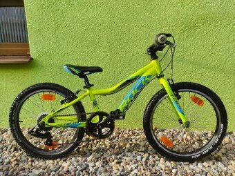 Značkové dětské kolo Rock Machine 20" (limetka)