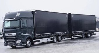 DAF XF480 - 6x2 - Průjezdná souprava – EURO 6 