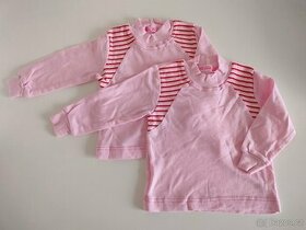 Dětské trika s dl. rukávem vel. 92