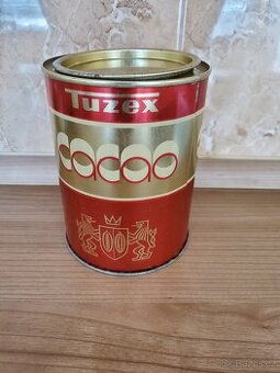 Retro dóza plechová Tuzex