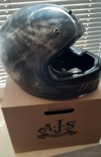 Retro helma A.J.S.  M 57 - 58  -  cena nyní 3.500kč