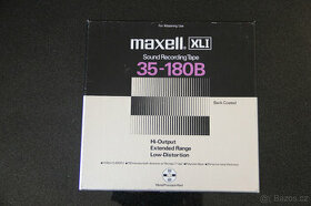 ♫ Magnetofonový pásek MAXELL XLI 35-180 B ALU cívka PRODANO