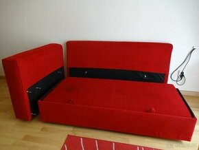 Červená sedací souprava IKEA Manstad - náhradní díly