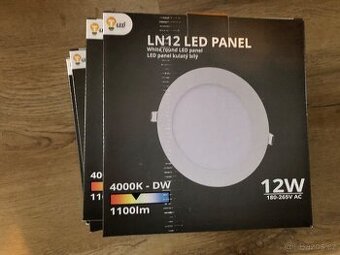 4 ks stropní LED svítidla kulaté