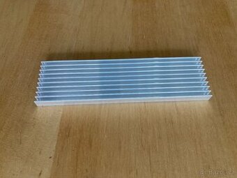 Hliníkový chladič 100x28x6mm